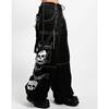 Tripp NYC - Super Skull Wide leg trousers - Zip- off - Black Product image